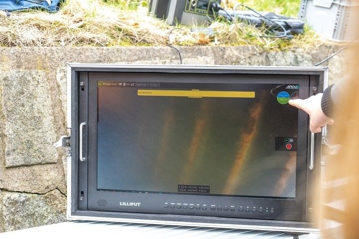 Plzeňští dronaři na inspekci u Boleveckého rybníka. Zdroj foto: SITMP 240321_inspekce_bolevak_05