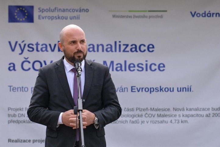 Zahájení stavby (fotografie: M. Pecuch) 240415_Vodovod_Malesice_2