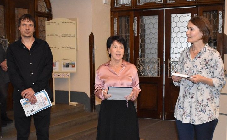 Fotografie z vernisáže: M. Krausová 240613_Skupova_Plzen_vystava_3