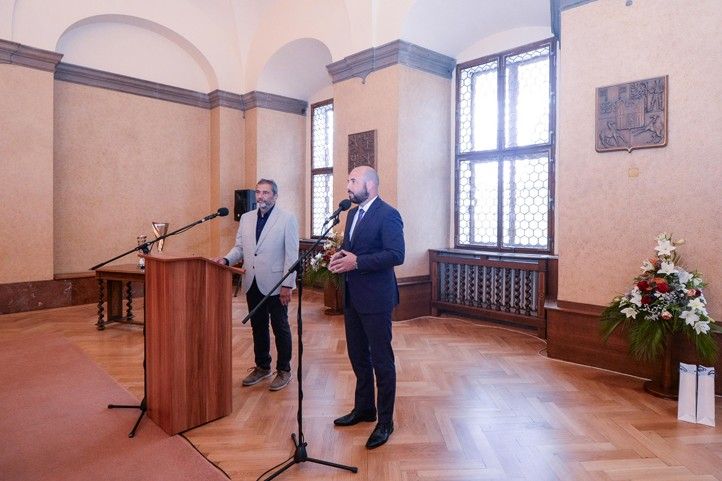 Fotografie z přijetí: M. Pecuch 240614_Sportovci_Talent_DHC_Wolves_1