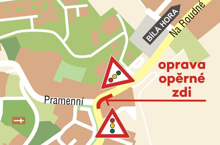 Vyznačená lokalita stavby v mapě 240708_Roudna_Operna_zed