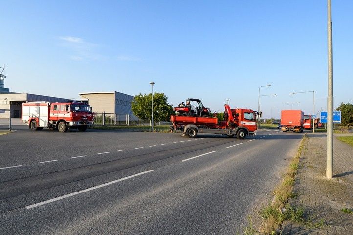 Dobrovolní hasiči z Plzně vyrazili pomáhat do oblastí zasažených povodní. Fotografie: M. Pecuch 240919_Hasici_povodne_pomoc_1