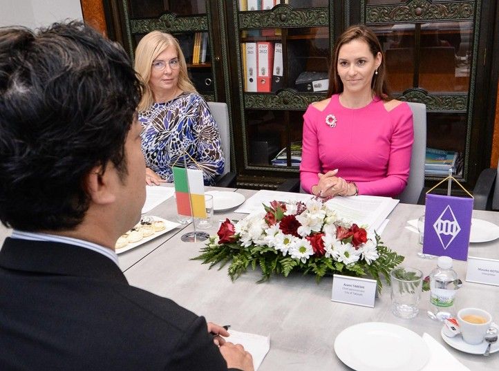 Přijetí na plzeňské radnici (fotografie: M. Pecuch) 241011_Takasaki_4