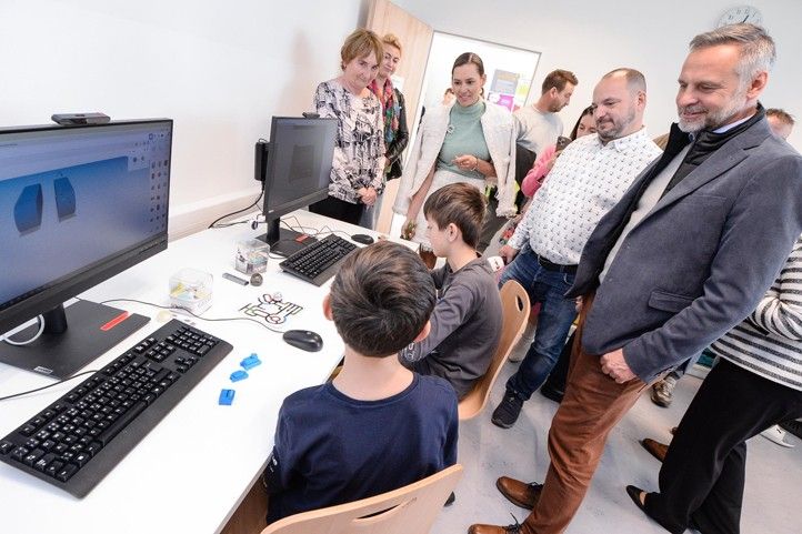 Přístavba 11. ZŠ v Plzni (fotografie: M. Pecuch) 241022_11_ZS_Pristavba_5