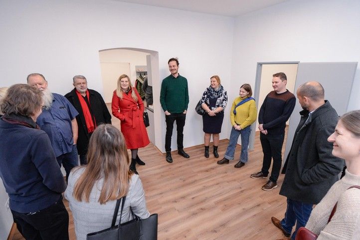 Přízemní prostor Vzducholodi v Rubešově ulici (fotografie: M. Pecuch) 241210_Vzducholod_Rubesova_2