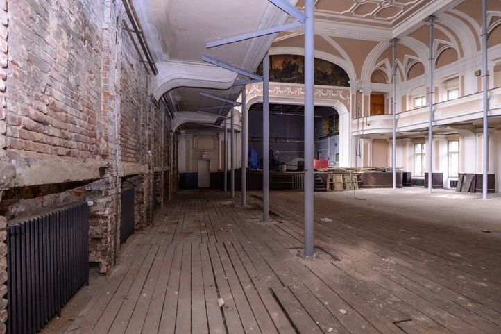 Část kulturního domu Peklo - stav k 24. 2. 2023 (ilustrační fotografie: M. Pecuch) 241213_KD_Peklo_ilustracni_2