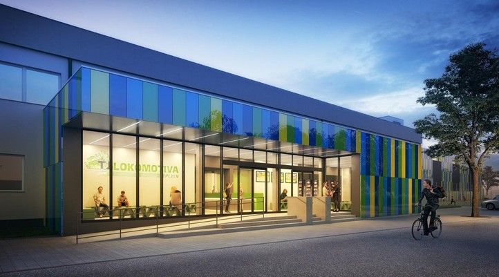 Nový vstupní vestibul - vizualizace 250205_TJ_Lokomotiva_hala_vestibul_vizualizace_2