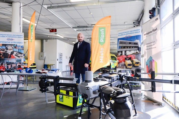 Představení projektu (fotografie: M. Pecuch) 250218_Drony_ZZS_2