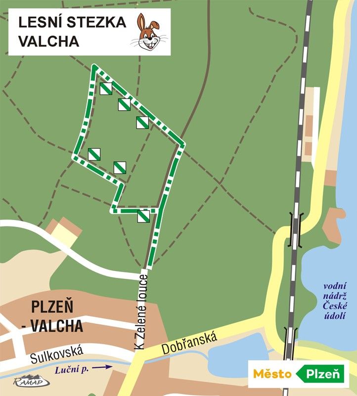 Zajíčkova lesní stezka - mapa 250328_Mapa_lesni_Stezka_Valcha