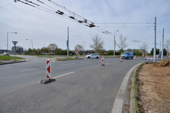 Výjezd do Obchodní ulice (fotografie: M. Pecuch) 250417_KO_Makro_2