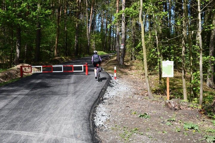 Cesta na Valše - opravená (fotografie: R. Žáková) 250505_Cesta_Dub_Hora_2