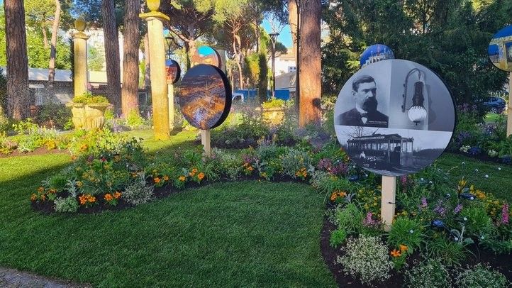 Expozice v italské Cervii. Fotografie: archiv města Plzně 250606_kvetiny_cervia_04