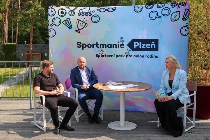 Tisková konference ke Sportmanii Plzeň 2025. Fotografie: P. Eret 250610_sportmanie_01
