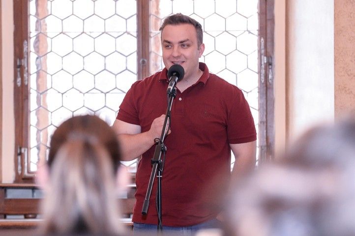 Přijetí na plzeňské radnici (fotografie: M. Pecuch) 250708_Letni_jazykova_skola_3