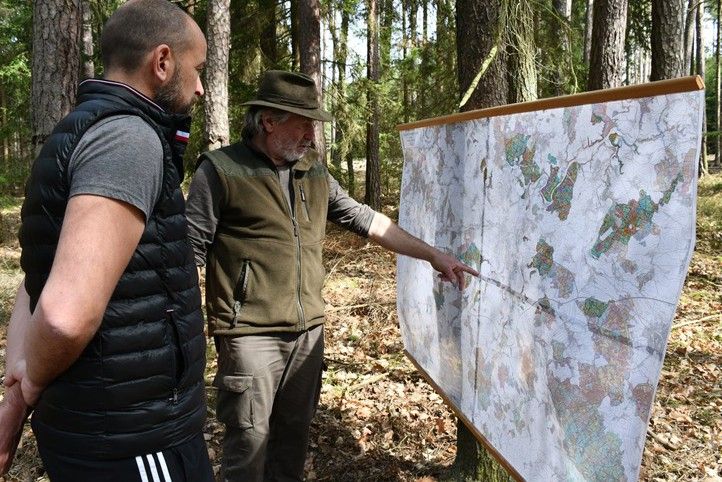 Foto: R. Žáková 250718_Lesy_Plzen_mapa