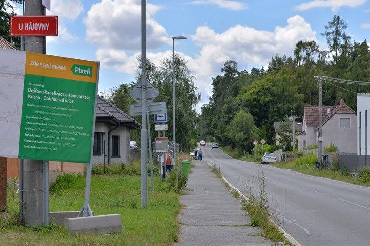 Dobřanská ul. na Valše (fotografie: M. Pecuch) 250723_Dobranska_Valcha_3