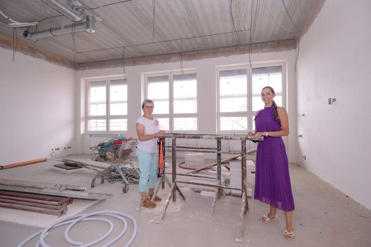 Probíhající stavba na 13. ZŠ (fotografie: M. Pecuch) 250724_Pristavba_13_ZS_3