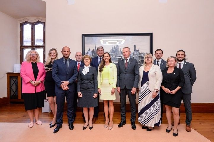 Zástupci partnerských měst Žiliny a Regensburgu zavítali do Plzně. Fotografie: M. Pecuch 250917_partnerska_mesta_01