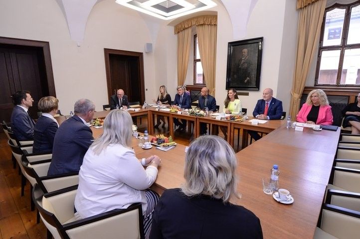 Zástupci partnerských měst Žiliny a Regensburgu zavítali do Plzně. Fotografie: M. Pecuch 250917_partnerska_mesta_02