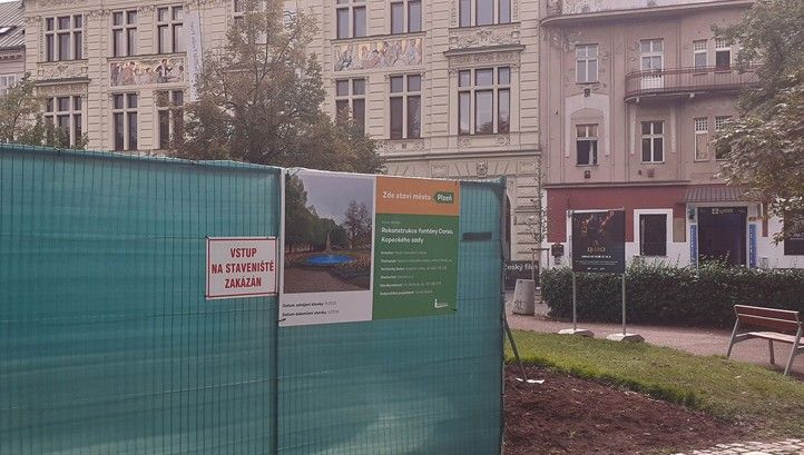 Kašna Corso (fotografie / zdroj: R. Žáková / Správa veřejného statku města Plzně) 251001_Fontana_Corso_3