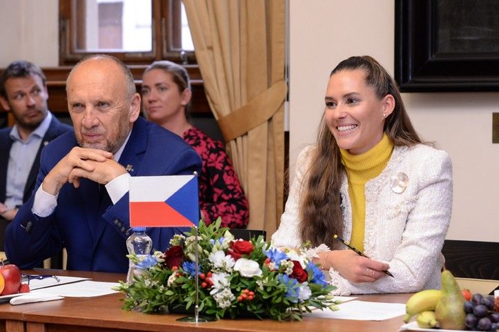 Přijetí na plzeňské radnici (fotografie: M. Pecuch) 251008_Prijeti_britanie_velvyslanec_4