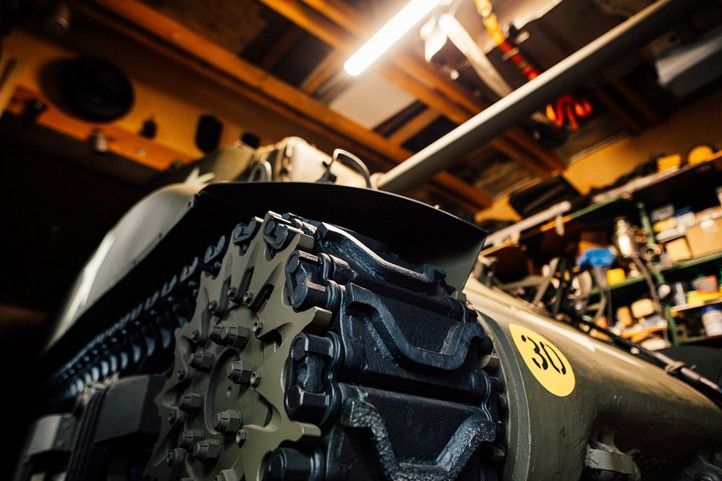 Tank M4 Sherman (zdroj fotografií: Plzeň-TURISMUS) 251008_Tank_1