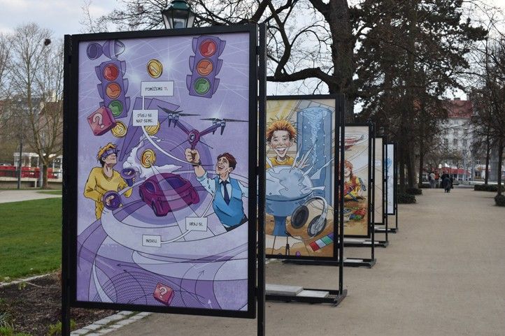Zdroj foto: město Plzeň 260321_Vystava_PINE_komiks_2